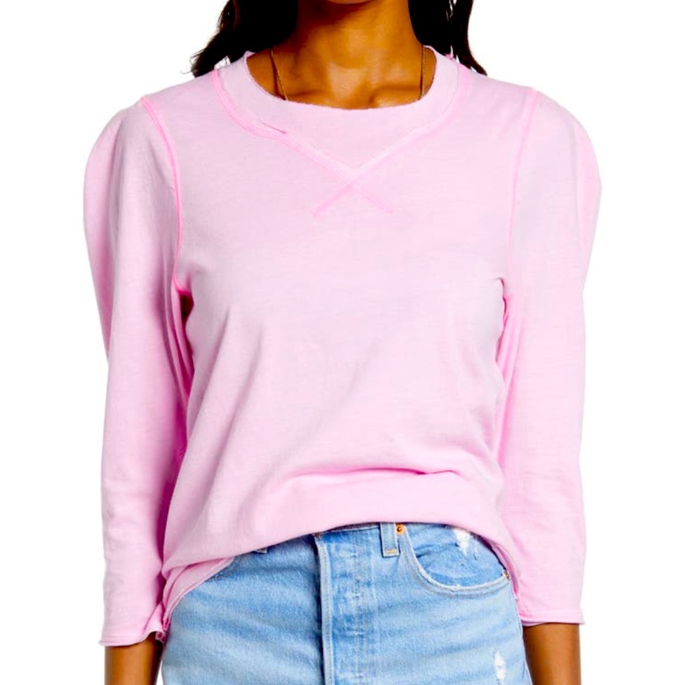 Free People | NWT - We The Free Clover Puff Shoulder Top